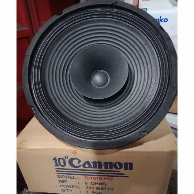Speaker Cannon 10 inch Spiker Canon 10inch Full Range 300watt
