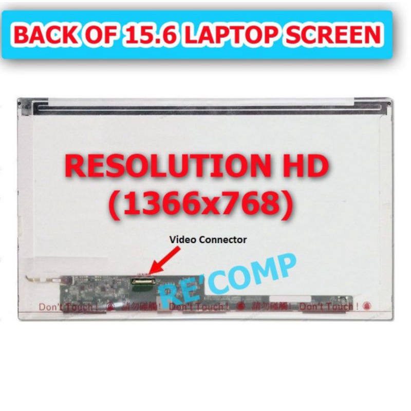 LAYAR LED LCD LENOVO THINKPAD L540 T540 T540P 15.6 INCH