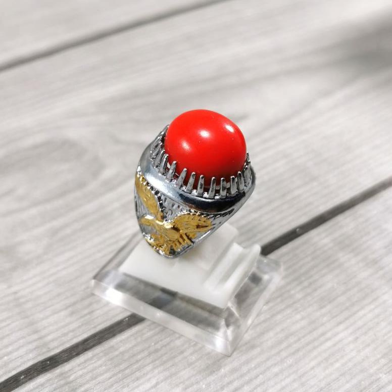 Bisa Bayar Di Tempat Cincin Batu Merah Delima Nyala Sulap Gimmick