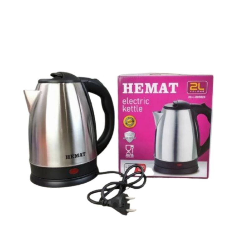 Teko Listrik / Kettle Listrik 2L Lumment KL-601 Stainless