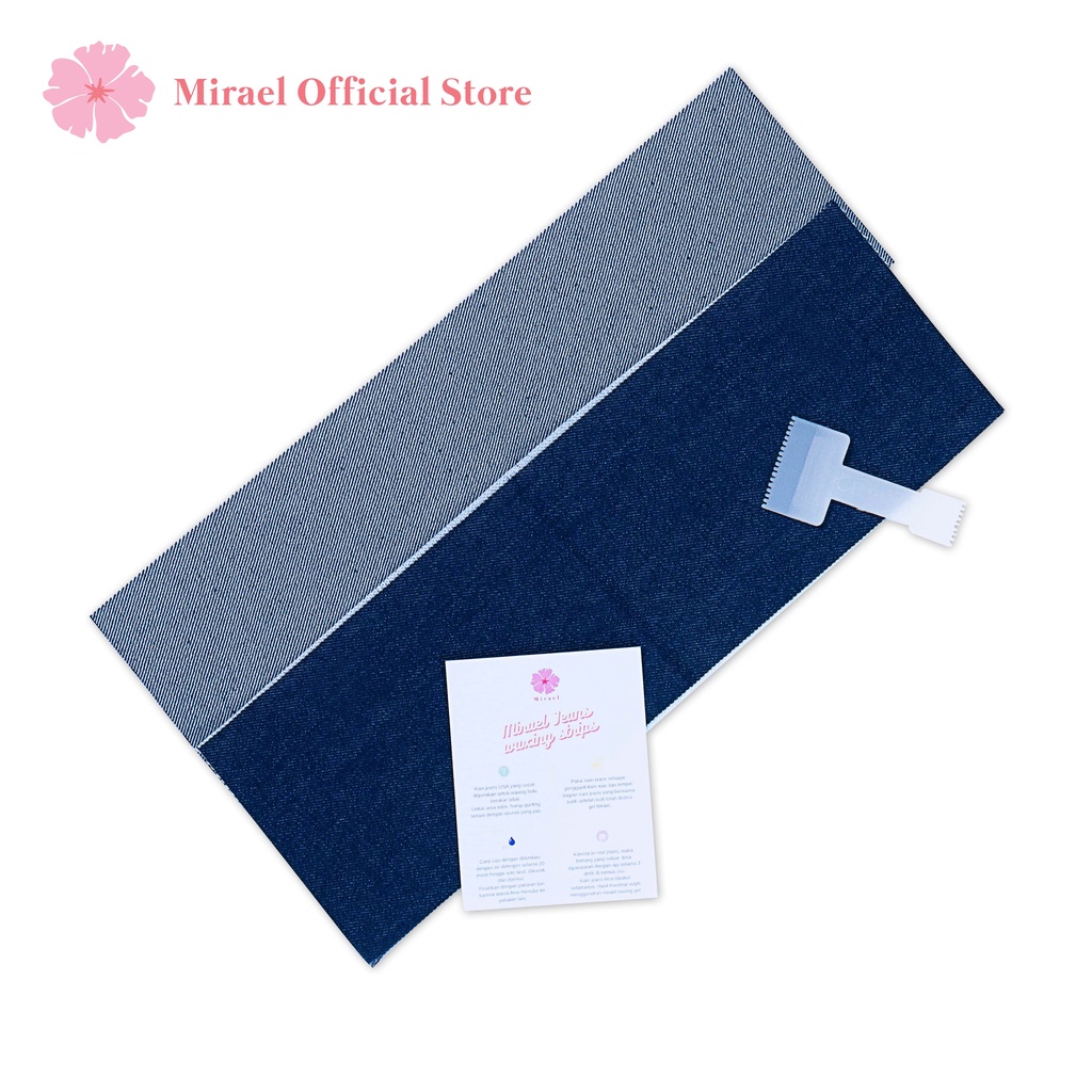 MIRAEL Kain jeans isi lembar /pasang-Mirael Distributor
