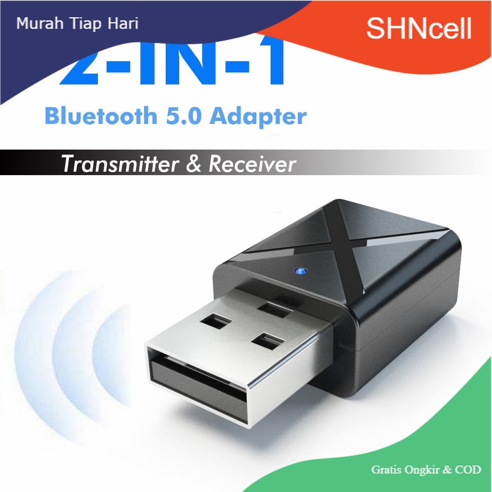 KEBIDU 2 in 1 USB Dongle HiFi Audio Bluetooth Transmitter &amp; Receiver - KN320