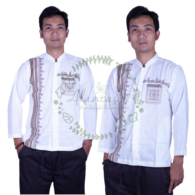 baju koko lengan panjang kode 4 R.23