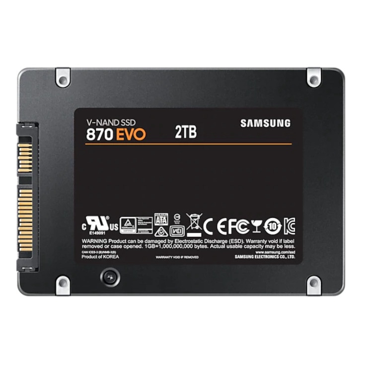 SAMSUNG SSD 870 EVO 2TB / 2.5&quot; SATA / 870 EVO SSD / 5 years warranty