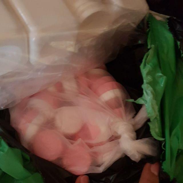 (paket 50 Pcs) Pot Cream Gram /  Ps 5 Gram Pink Putih