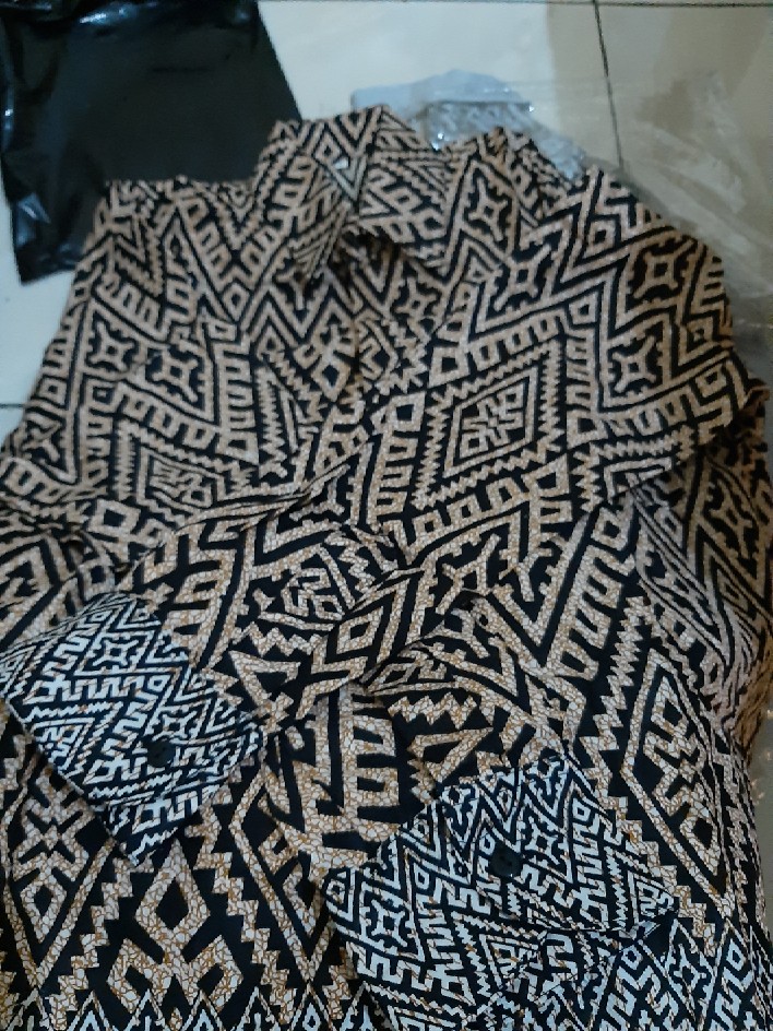 Ready Anak Cowok Cewek-couple Batik Nyk Davina Brokat Tulle Modern Maxi Muslim Lengan Panjang