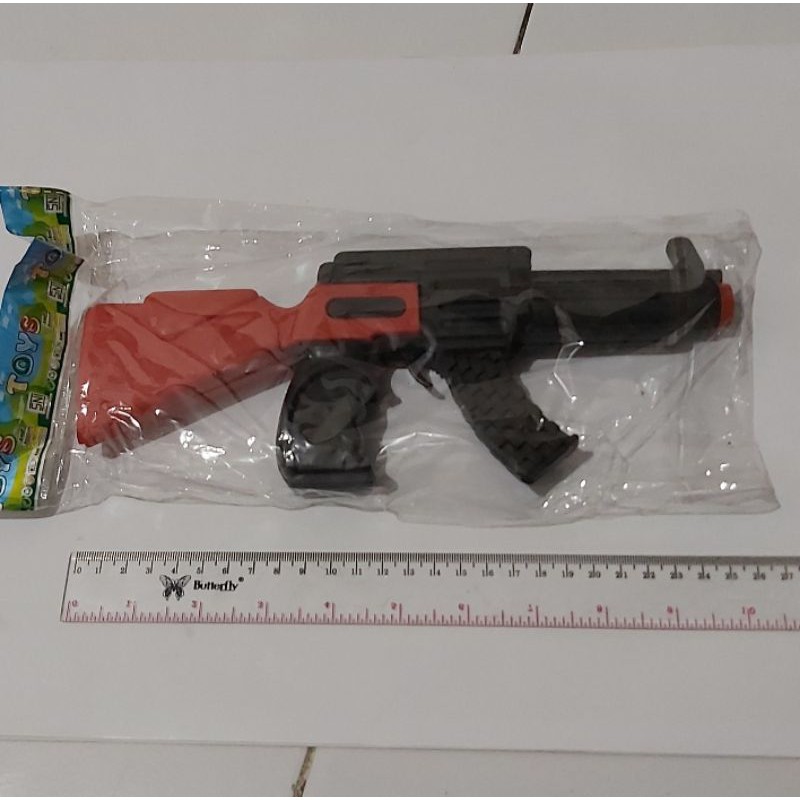 MAINAN ANAK TEMBAK BESAR AK47 BUNYI SUARA TEMBAKAN