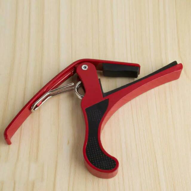 Capo untuk gitar, bahan besi alloy, kuat, penjepit gitar