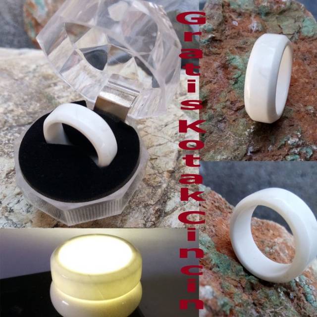 Ring cincin model minimalis giok salju aceh