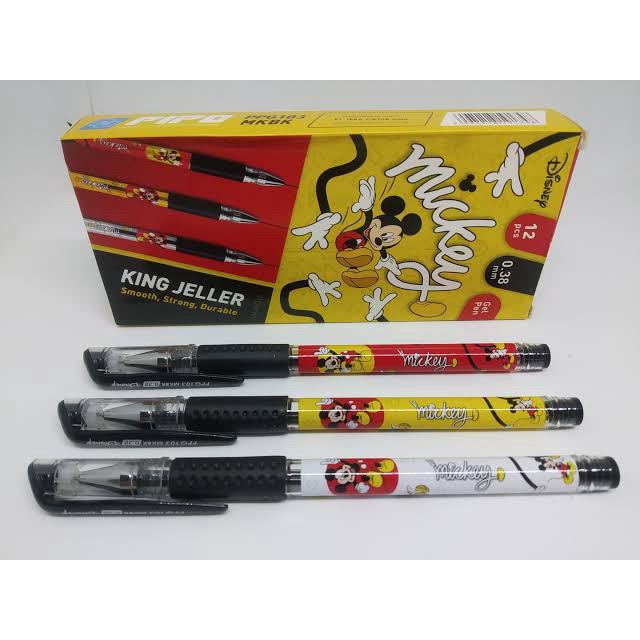 

Cuci Gudang Pulpen Disney Lucu Pipo Ppg103 Mickey Mouse Tinta Hitam 0.38Mm/ 12 Pcs Murah
