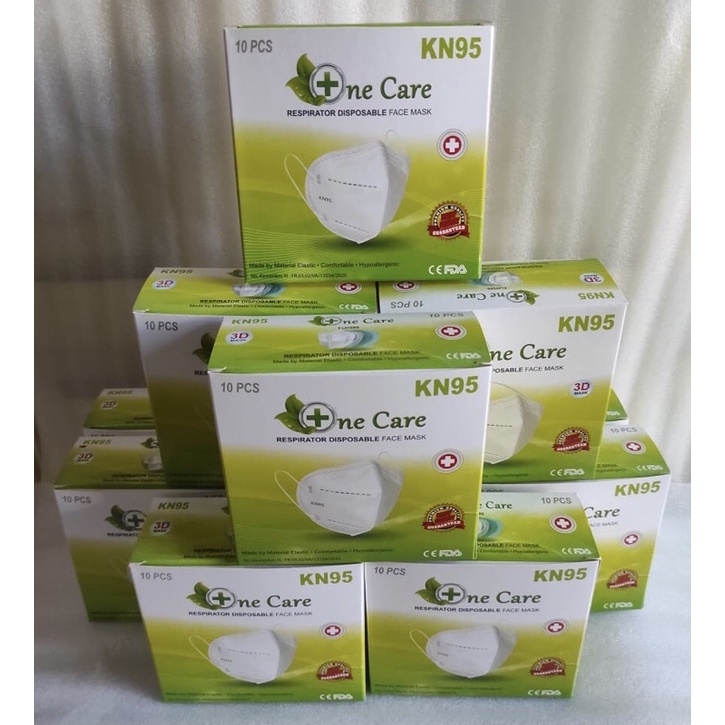 Masker KN95 5ply Putih / Warna Earloop One Care / Alkindo