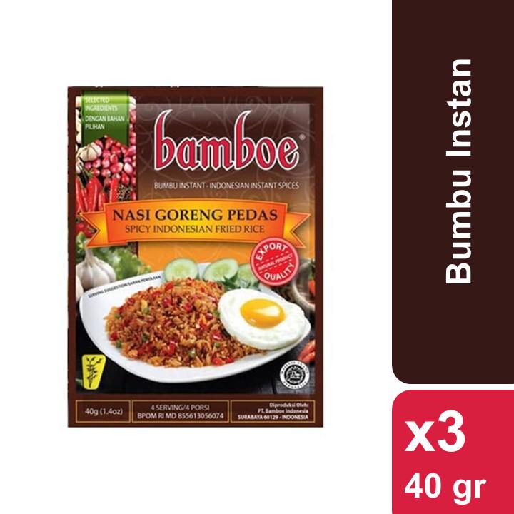 

Bamboe Bumbu Nasi Goreng Pedas 40 g x3