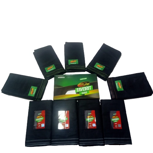 Sarung  ATLAS FAVORIT HITAM POLOS