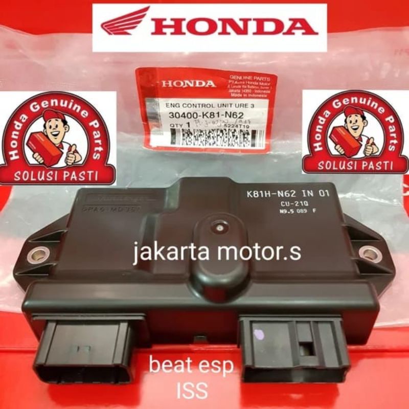 30400-K81-N62 ECU beat street esp iss ORI AHM ASLI AHM ORIGINAL