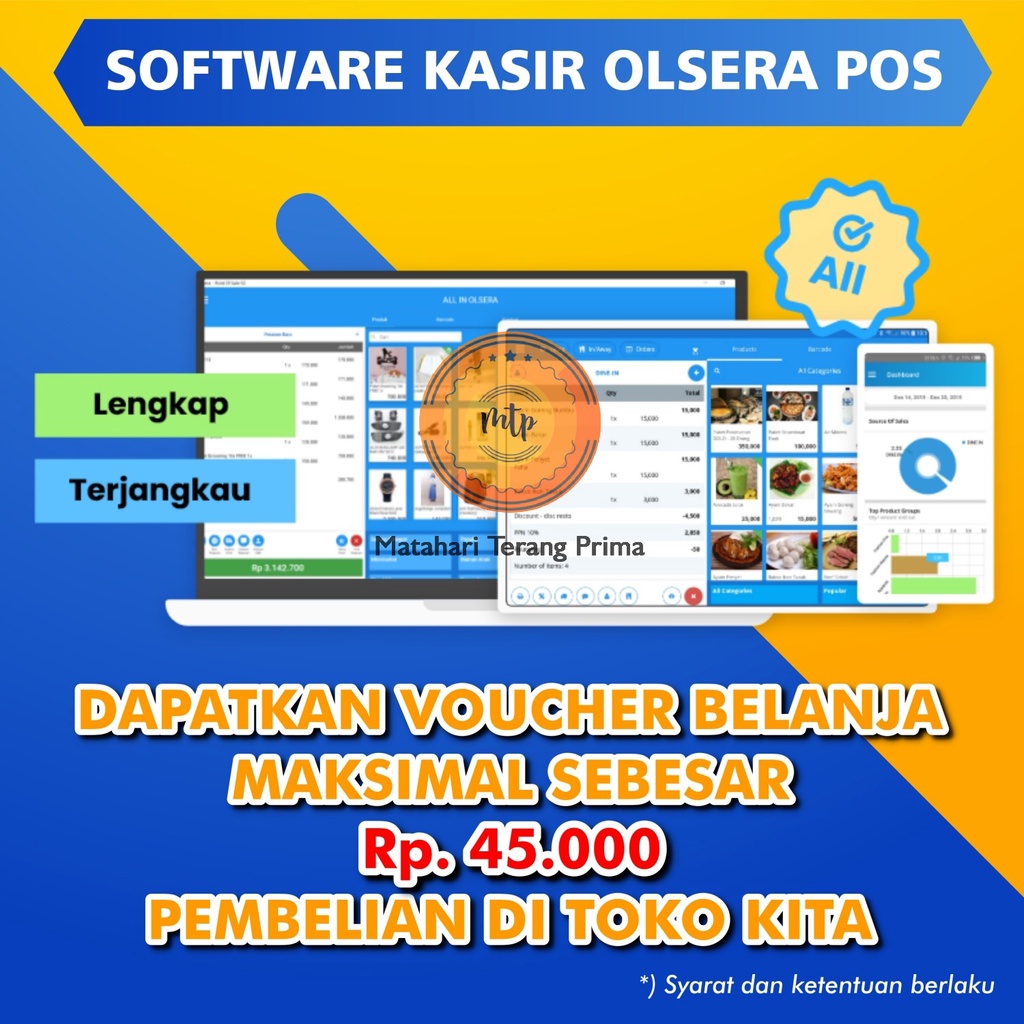 Software Kasir Point of Sale Aplikasi Kasir Olsera POS 1 BULAN MURAHHH