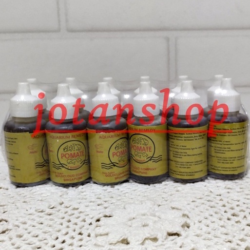 POMATE CAIR 30 ml Obat Ikan Hias koi arwana Anti biotik Jamur white spot 30ml ORIGINAL