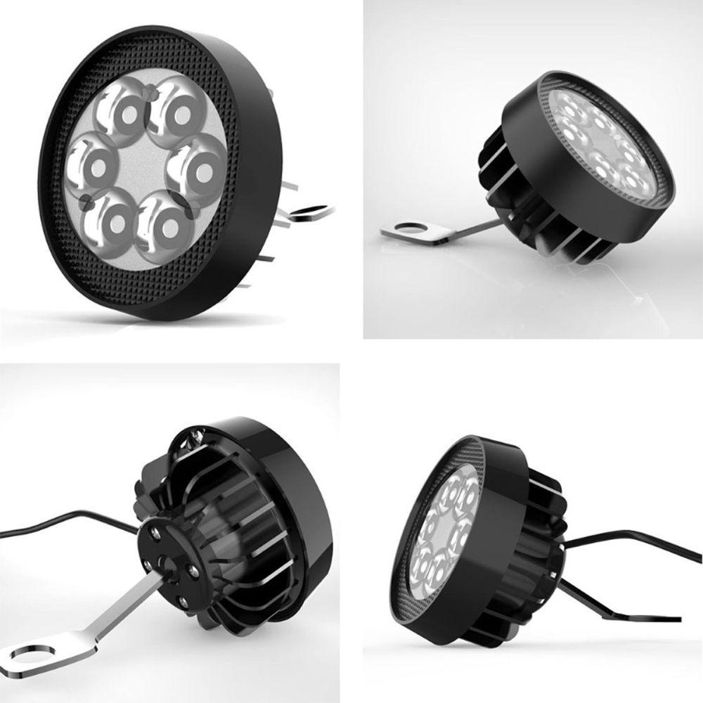 Lanfy Scooters Lampu Sorot Portable Anti Air Motor Fog Lamp Head Lamp Lampu Sorot LED Headlamp Mancing Mirror Lights Fog Light