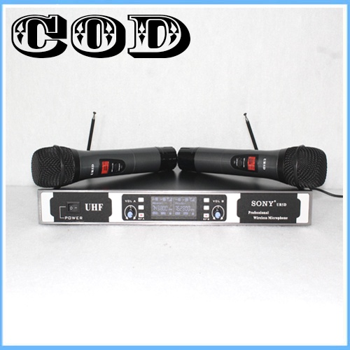 PAKET Mic Wireless  PGX 88 Handheld MIC TAMPA KABEL FREE RECEVER UHF DAUBEL MIC MANTAP