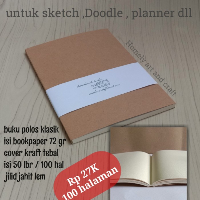 

[RESTOCK] Buku/Sketchbook A5/buku notebook/buku catatan polos/buku diary/jurnal