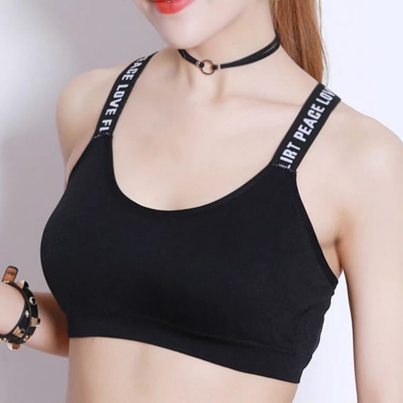 Bra Sport Wanita Olahraga - BH Atasan Fitness Yoga Gym Miniset ABG Remaja