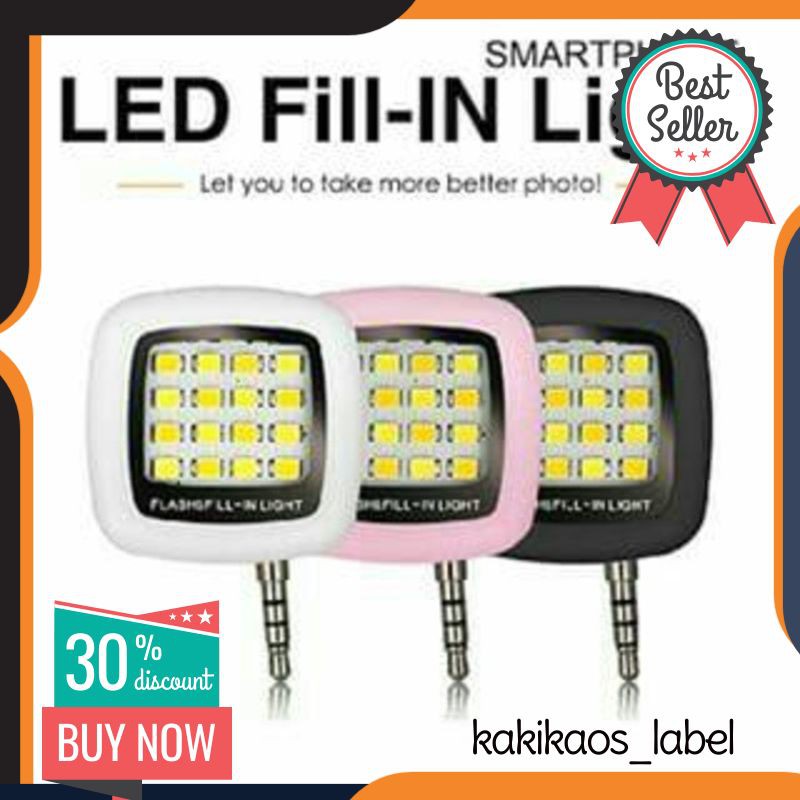 Lampu Selfie Flash Light LED 16 Universal HP Smartphone Android Iphone