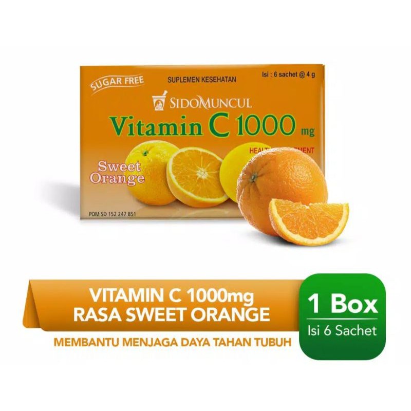 Vitamin C 1000mg Sidomuncul | Vitamin C | Lemon & Jeruk