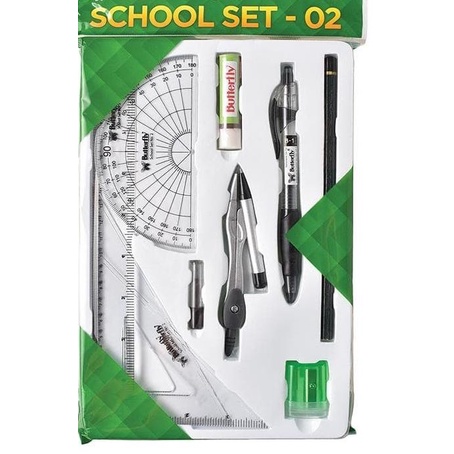 

✱ School Set - 02 Butterfly / Alat Tulis set ➼