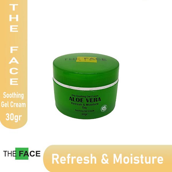 THE FACE ALOE VERA REFRESH &amp; MOISTURE DAY SOOTHING GEL CREAM | DAY CREAM | NIGHT CREAM 30GR_Cerianti