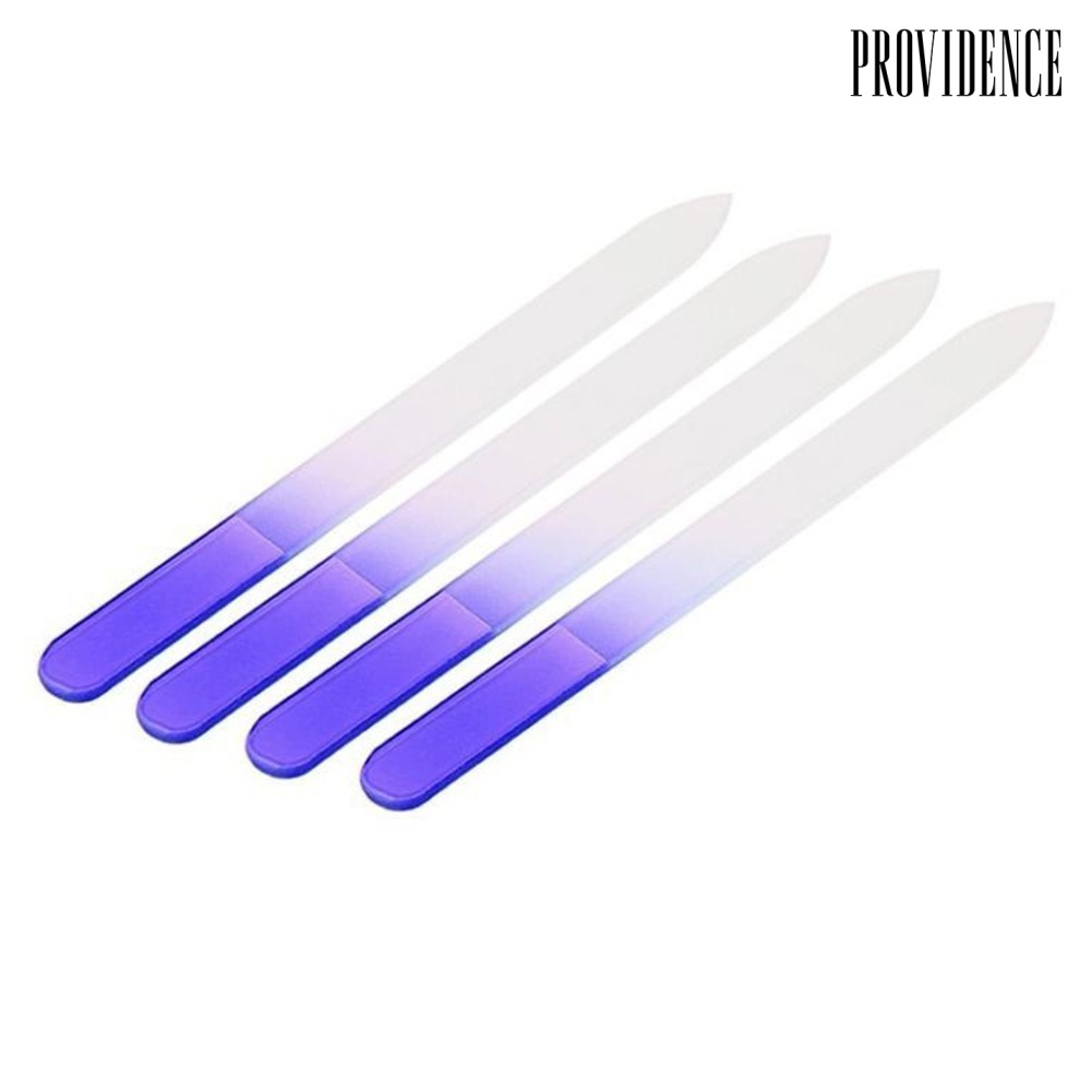 Providence 4 Pcs Durable Glass Nail Files Nail Art Acrylic Tip Buffer Buffing Manicure Tool