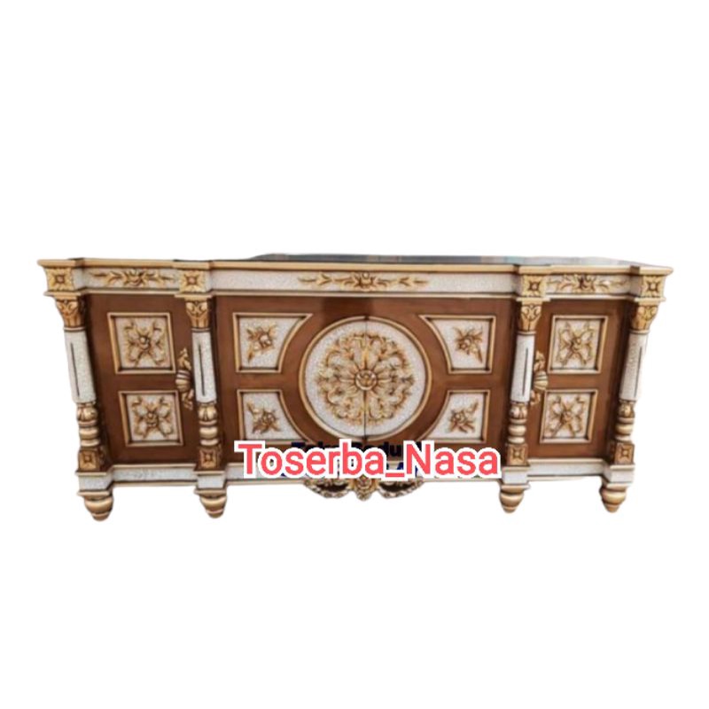 Furniture jepara bufet kayu jati, bufet tv kayu jati, bufet bulan kayu jati, bufet tv bulan kayu jat