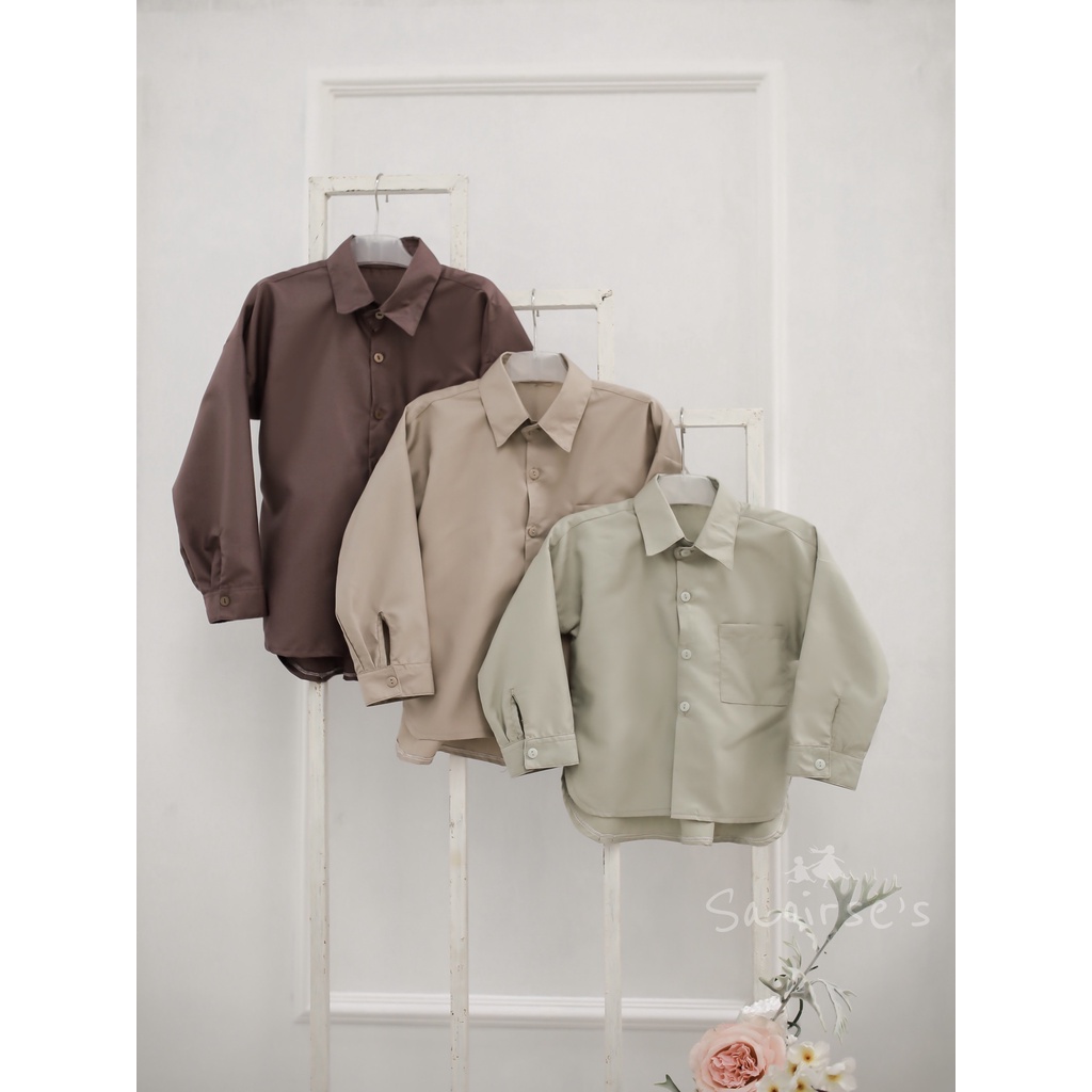 Saoirse's Zeline &amp; Zafran Couple Shirt - kemeja oversize anak perempuan dan kemeja laki-laki pasangan