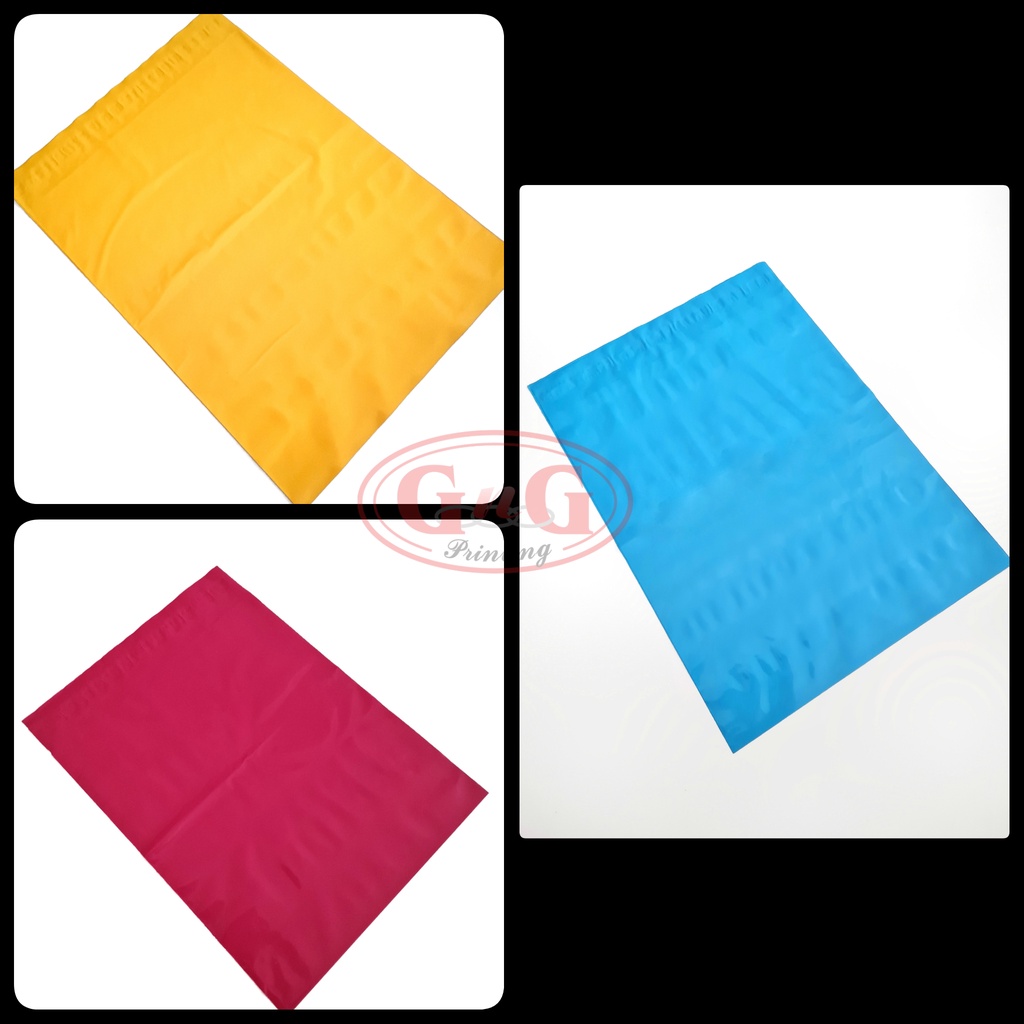 

Packing Polymailer 25x30 100pcs Warna Warni, Polos Plastik Amplop Packaging Olshop