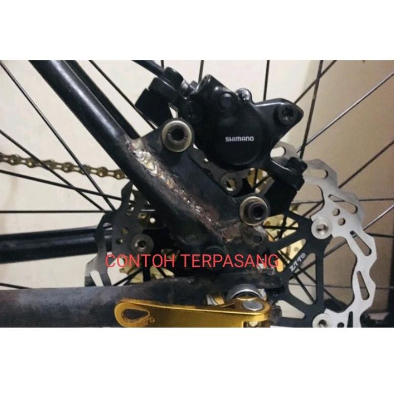 [PTN.19Au22ι] Braket Kaliper Sepeda. dudukan cakram Minion, Lipat, MTB dll