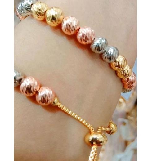 SVN.368005 ‣ GELANG SERUT TITANIUM MODEL BIJI LADA