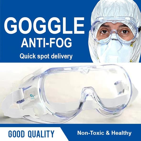 KACAMATA GOOGLE SAFETY 100% ANTI FOG / NOTOXFORD / ANTI VIRUS/ ANTI CORONA/ KORONA/ APD