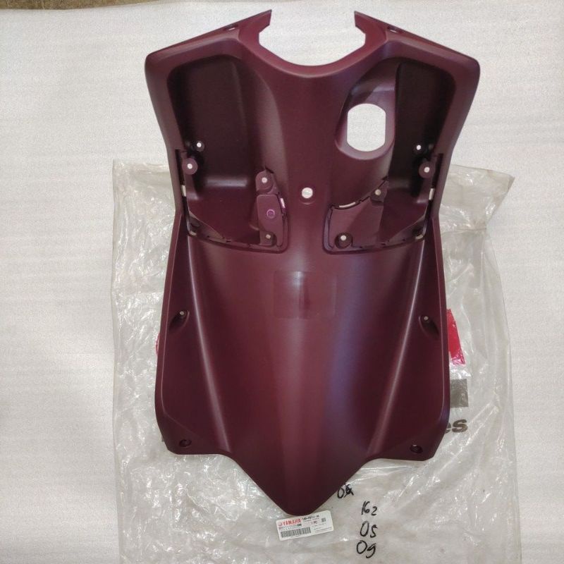 Legshield belakang 2 Cover Dek Kontak Panel Inner warna MERAH TUA (RED SOLID) Yamaha Mio Soul Origin