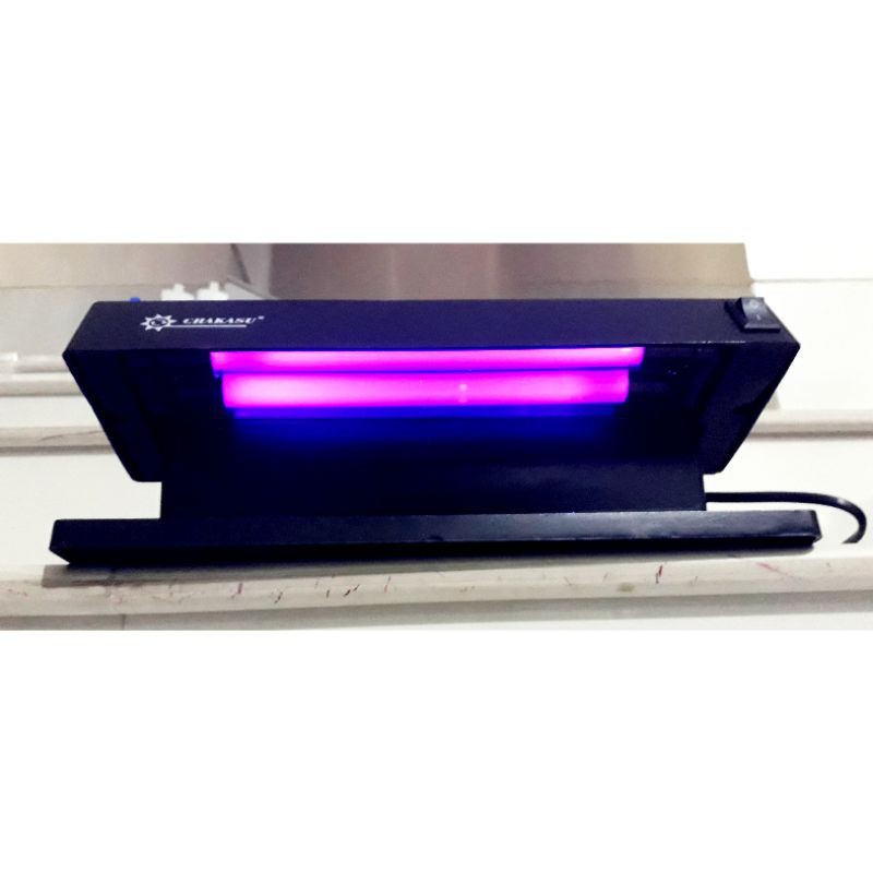 Lampu ultraviolet 2x6w Lampu uang palsu Money detector