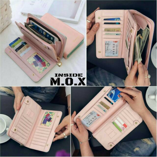 Dompet Wanita Murah Korea Import Panjang 6 Pilihan Warna