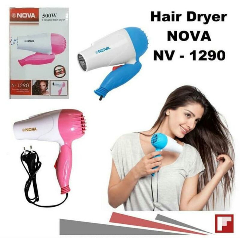 PENGERING RAMBUT NOVA NOVA FOLDABLE HAIR DRYER BAGUS MURAH