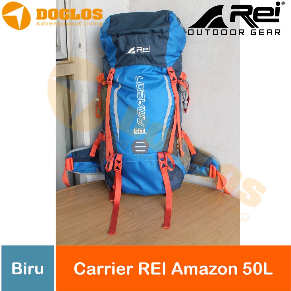 Tas Carrier Rei Amazon 50 Mountain ransel gunung hiking outdoor doglos