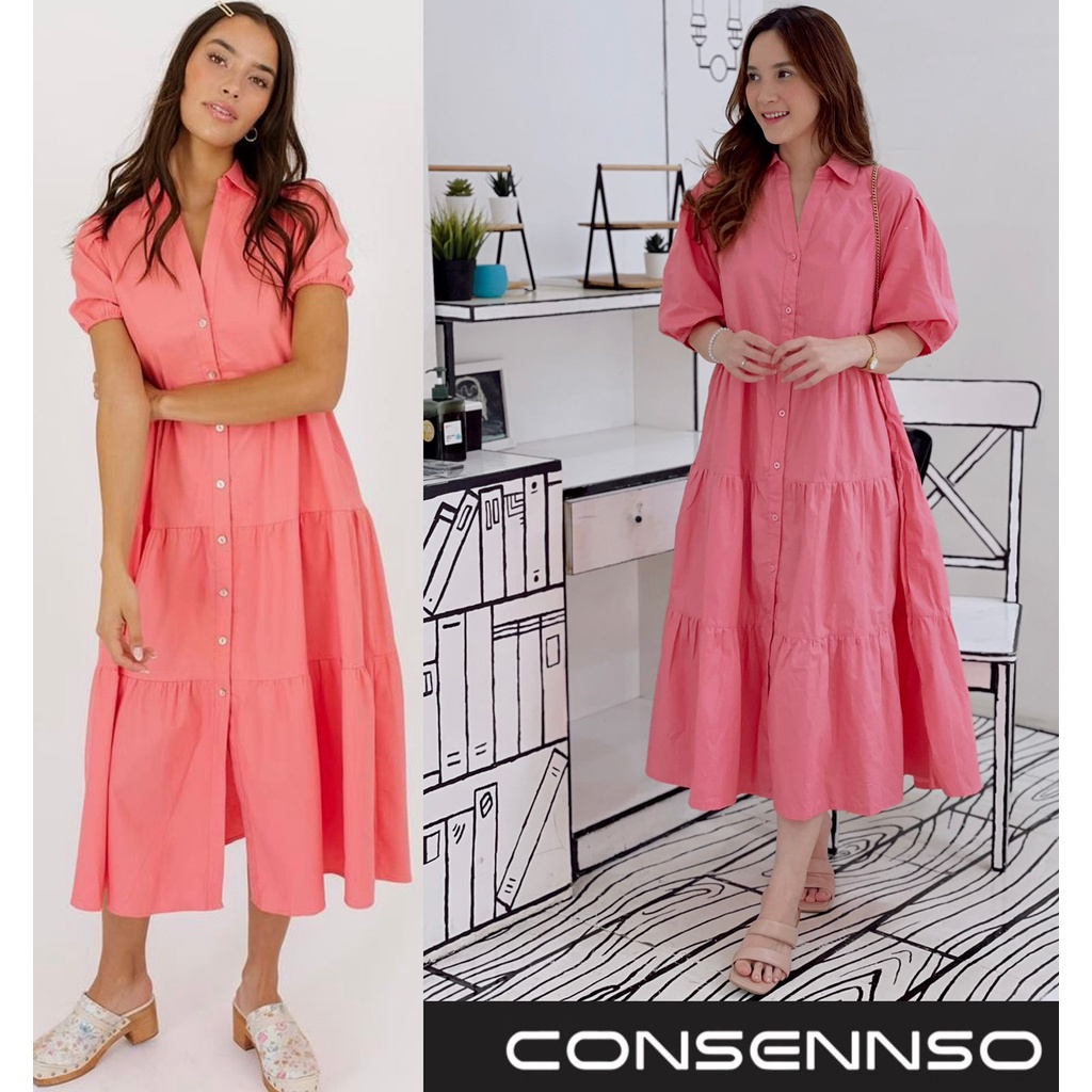 Consennso poplin maxy dress