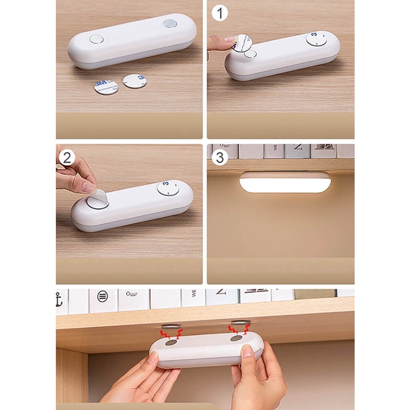 HD12- LED LAMP Multifungsi Lampu Meja Kamar Tidur DInding Magnet 28L