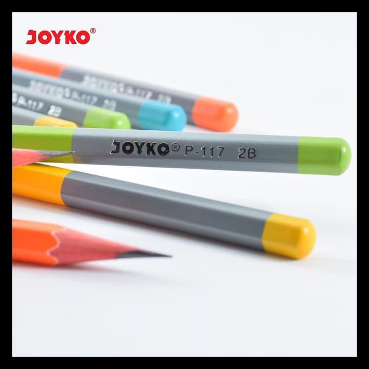 

DISKON PENCIL / PENSIL JOYKO P-117 / 2B / 1 BOX 12 PCS BARANG TERUPDATE