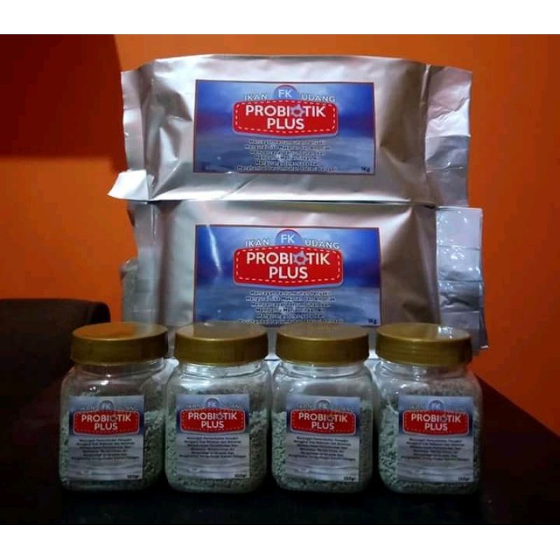 PROBIOTIK PLUS FK 100gram dapat Mencegah Pertumbuhan Penyakit, Mengurai Sisa Makanan &amp; Amoniak, Mempercepat Pertumbuhan Ikan, Membantu Menjernihkan Air, Mengurangi Stres Pada Ikan, Menghambat Pertumbuhan Bakteri Patogen, dll