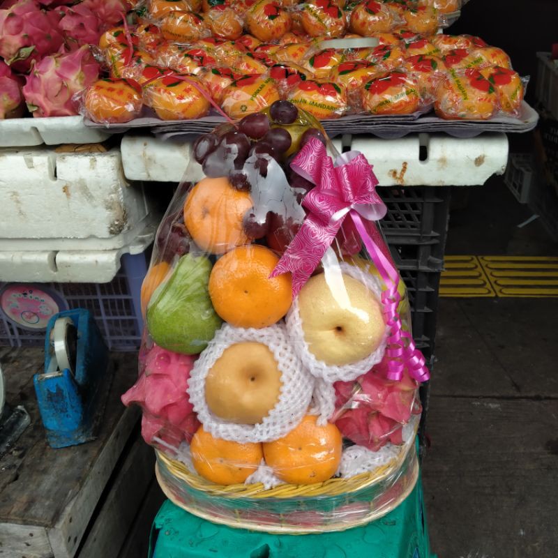 

parcel buah jumbo lengkap komplit