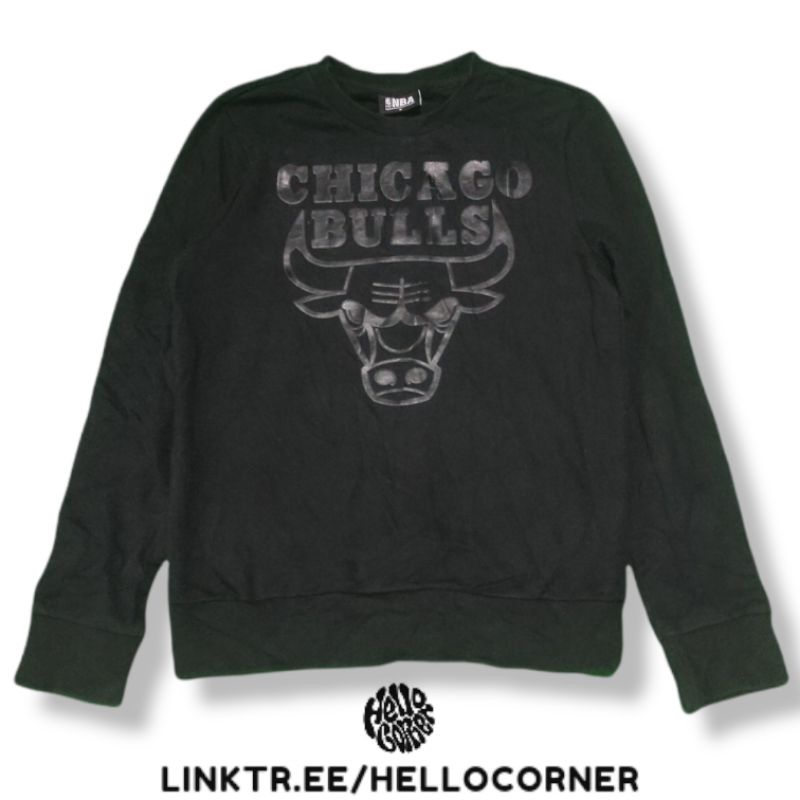 switer cn nba banteng chicago bulls crewneck sweater sweat shirt preloved bekas second thrift pl original