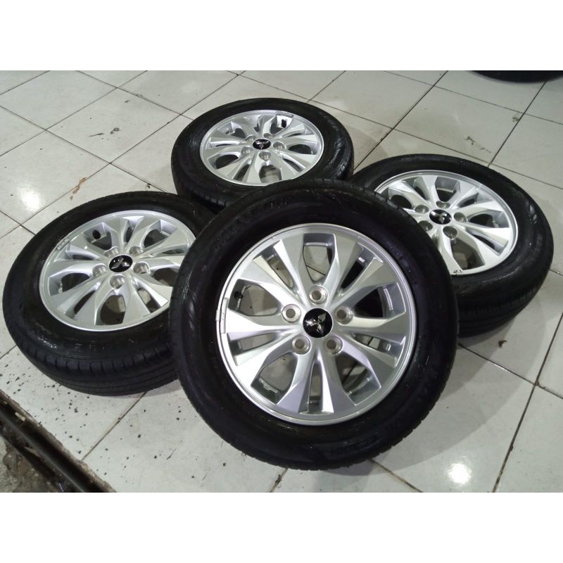 Velg Mobil Oem New Livina Ring 15 H5x114,3 plus Ban Dunlop 185 65 R15 Buat Grand max Luxio L300