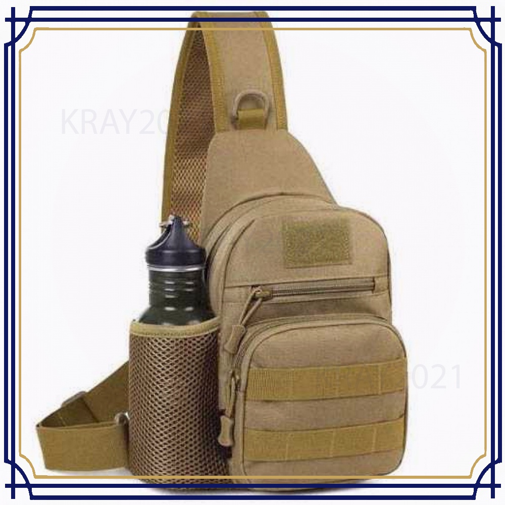 Tas Selempang Crossbody Bag Minimalis Tahan Air Desain Militer BG594