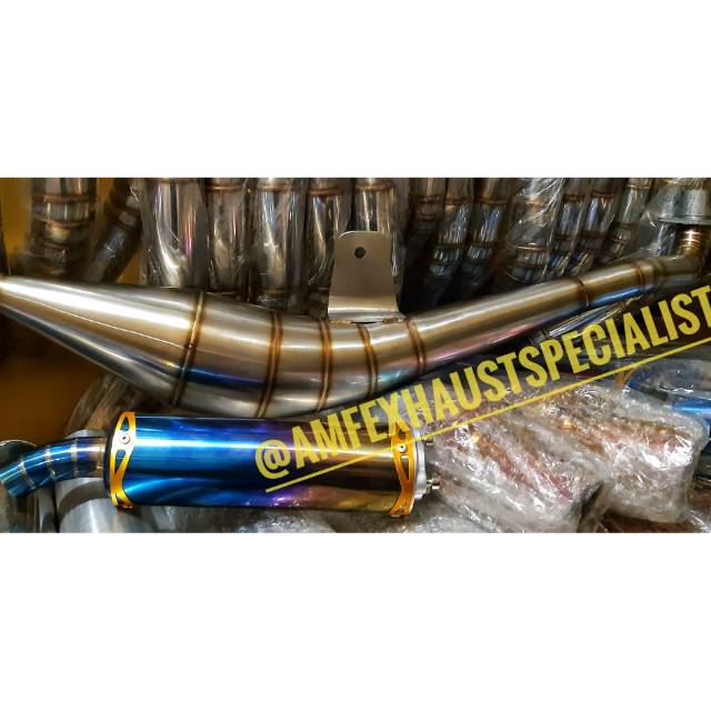 Knalpot fizR stainless ori AMF