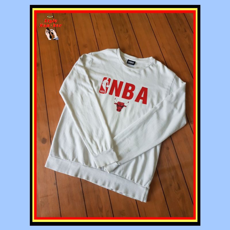 Crewneck NBA Chicago Bulls White